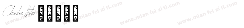 Charles Italic字体转换